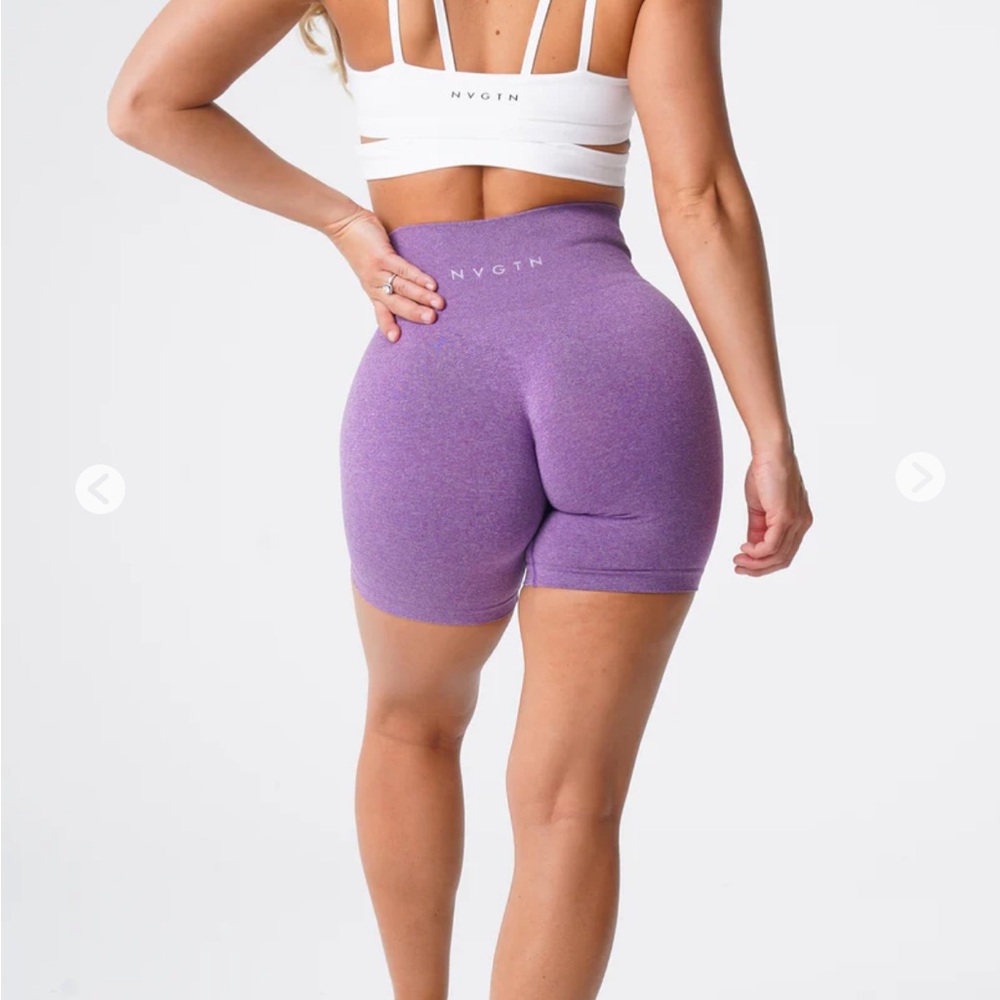NVGTN Violet Pro Seamless Shorts